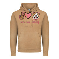 Vintage Camel Peace Love Bulldog Vintage Hoodie - Jasminsmagicworld