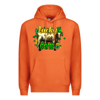 Carrot St. Patrick's Day Cow Premium Hoodie - HowdyJamesFarm