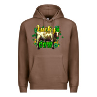 Chestnut St. Patrick's Day Cow Premium Hoodie - HowdyJamesFarm