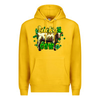 Lemon St. Patrick's Day Cow Premium Hoodie - HowdyJamesFarm