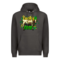 Smoke St. Patrick's Day Cow Premium Hoodie - HowdyJamesFarm