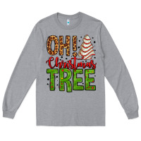 Heather Grey oh Christmas tree cake Long Sleeve Tee - Jasminsmagicworld