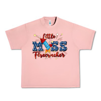 Salmon little miss firecracker Urban Heavy Tee - JahusDesignShop