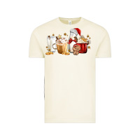 Vintage Arctic Christmas Milk and Cookie Latte Coffee Cups Vintage Tee - MaliasSmallBusiness