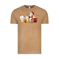 Vintage Camel Christmas Milk and Cookie Latte Coffee Cups Vintage Tee - MaliasSmallBusiness