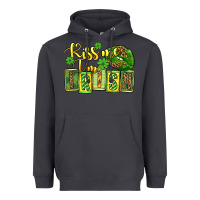Smoke St. Patrick's Kiss me i am irish Heavyweight Hoodie - OliviaCreatesArt