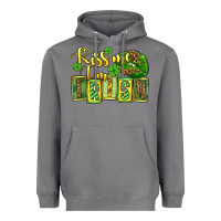 Storm St. Patrick's Kiss me i am irish Heavyweight Hoodie - OliviaCreatesArt