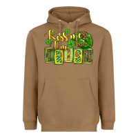 Toasted Coconut St. Patrick's Kiss me i am irish Heavyweight Hoodie - OliviaCreatesArt