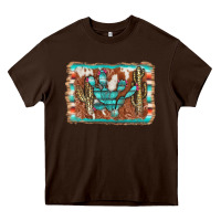 Cactus Cowhide Serape Heavy Core Tee | Teevron
