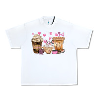 White cat coffee cups with paw bbs Urban Heavy Tee - BundleAndBundleShop