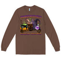Chestnut this witch needs coffee before any hocus pocus Long Sleeve Tee - BarkalooDesign