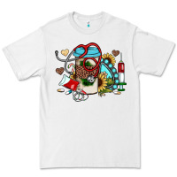 White Christmas sunflower gemstone nurse Premium Tee - JahusDesignShop