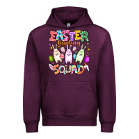 Mauve Wine Easter Hunting Squad Urban Hoodie - CowhideDigitalArt