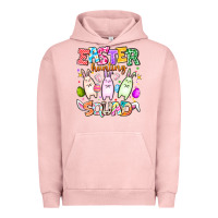 Pigment Salmon Easter Hunting Squad Urban Hoodie - CowhideDigitalArt