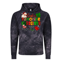Cloud Black santas favorite caregiver Vintage Hoodie - MaliasSmallBusiness