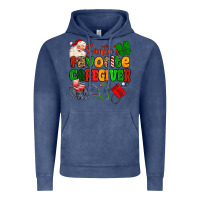 Vintage Denim santas favorite caregiver Vintage Hoodie - MaliasSmallBusiness