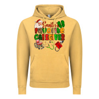 Vintage Mustard santas favorite caregiver Vintage Hoodie - MaliasSmallBusiness
