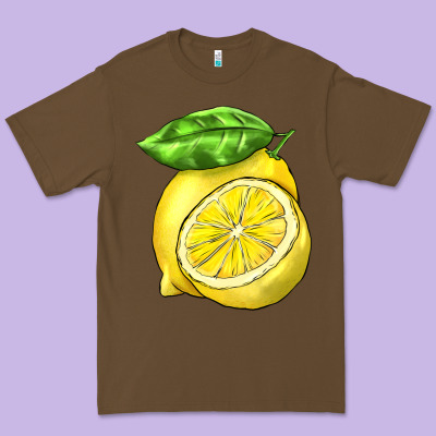 Lemon Premium Tee Designed By Barkaloodesign