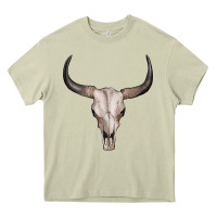 Mossy bullskull Heavy Core Tee - Artiststas