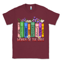 Burgundy women of the bible Classic Tee - MaliasSmallBusiness