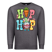 Charcoal Heather Easter hip hop gnome Premium Sweatshirt - OliviaCreatesArt