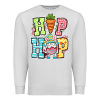 Dove Grey Easter hip hop gnome Premium Sweatshirt - OliviaCreatesArt