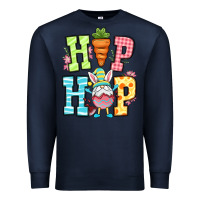 Navy Easter hip hop gnome Premium Sweatshirt - OliviaCreatesArt