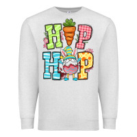 Oatmeal Heather Easter hip hop gnome Premium Sweatshirt - OliviaCreatesArt