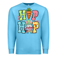 Ocean Blue Easter hip hop gnome Premium Sweatshirt - OliviaCreatesArt
