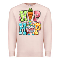 Pale Pink Easter hip hop gnome Premium Sweatshirt - OliviaCreatesArt