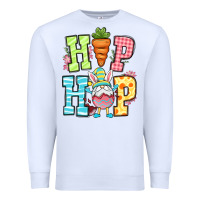 White Easter hip hop gnome Premium Sweatshirt - OliviaCreatesArt
