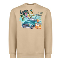 Mushroom Happy Fall YALL Pumpkin Truck Shirt Heavyweight Sweatshirt - Bettercallsaul