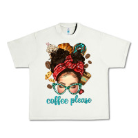 Pistachio coffee please messy bun with coffee bean bbs Urban Heavy Tee - BundleAndBundleShop