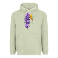 Matcha honey bee with lavender fa element Heavyweight Hoodie - FaDigitalArtStudio