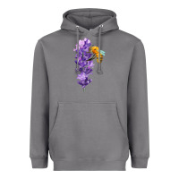 Storm honey bee with lavender fa element Heavyweight Hoodie - FaDigitalArtStudio