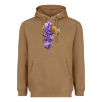 Toasted Coconut honey bee with lavender fa element Heavyweight Hoodie - FaDigitalArtStudio