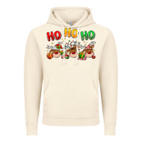 Vintage Artic ho ho ho reindeer Vintage Hoodie - MaliasSmallBusiness