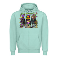 Seafoam parading with my gnomies Zipper Hoodie - CowGirlArtShop