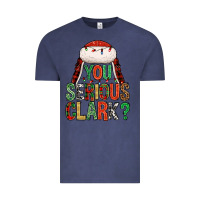 Vintage Denim You serious clark Vintage Tee - NancyCooperArtShop