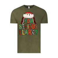 Vintage Olive You serious clark Vintage Tee - NancyCooperArtShop