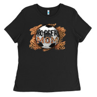 Black soccer mom Ladies Tee - AdoDesignShop