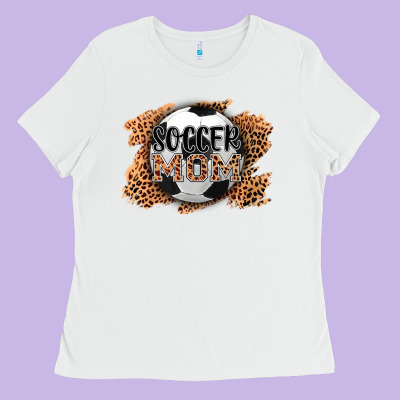 Soccer Mom Ladies Tee Designed By Adodesignshop
