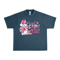 Midnight Navy i am snow cute pink bbs Urban Heavy Tee - BundleAndBundleShop