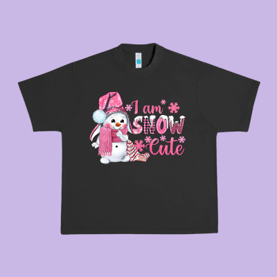 I Am Snow Cute Pink Bbs Urban Heavy Tee Designed By Bundleandbundleshop
