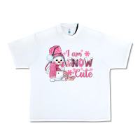 White i am snow cute pink bbs Urban Heavy Tee - BundleAndBundleShop
