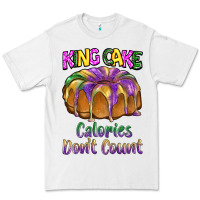 White mardi gras king cage calories don't count Premium Tee - BarkalooDesign