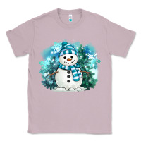 Lilac winter snowman Classic Tee - MaliasSmallBusiness