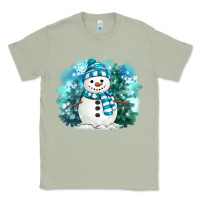 Matcha winter snowman Classic Tee - MaliasSmallBusiness
