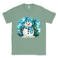 Sage winter snowman Classic Tee - MaliasSmallBusiness