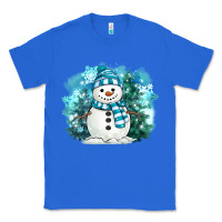 True Royal winter snowman Classic Tee - MaliasSmallBusiness